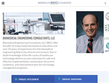 Tablet Screenshot of biomedeng.com